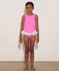 Hunza G Baby 2-6 Yrs-Baby Denise Swim - Bubblegum