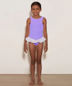 Hunza G Baby 2-6 Yrs-Baby Denise Swim - Lilac