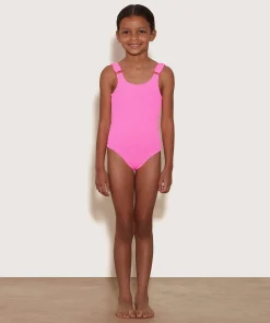 Hunza G Baby 2-6 Yrs-Baby Domino Swim - Bubblegum