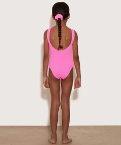 Hunza G Baby 2-6 Yrs-Baby Domino Swim - Bubblegum