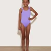 Hunza G Baby 2-6 Yrs-Baby Domino Swim - Lilac