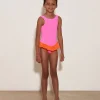 Hunza G Baby 2-6 Yrs-Baby Duo Denise Swim - Bubblegum/Orange