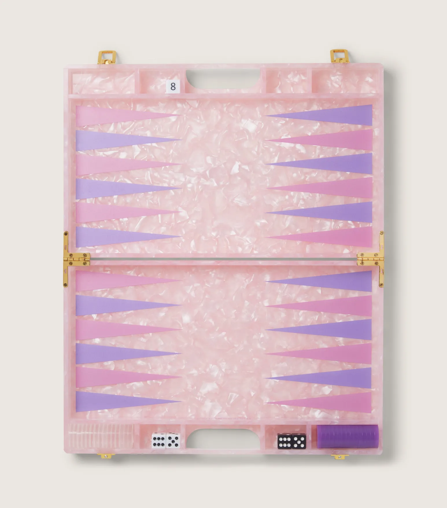 Hunza G Games-Backgammon Board - Pink