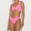 Hunza G Bikini Sets|Bralette-Bonnie Bikini - Bubblegum