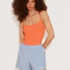 Hunza G Shorts And Skirts-Cotton Shorts - Blue Stripe