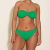 Hunza G Bikini Sets|Bandeau-Coverage Jean Bikini - Emerald