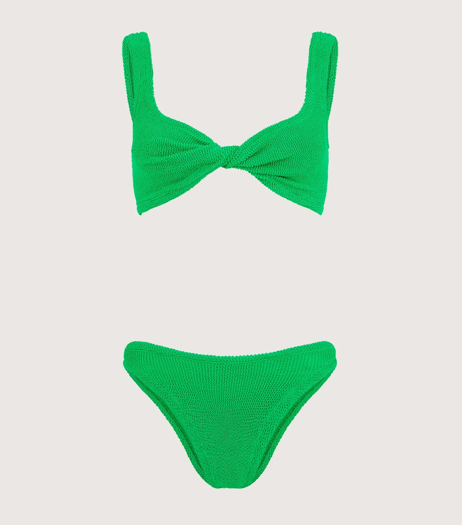 Hunza G Bikini Sets|Bralette-Coverage Juno Bikini - Emerald