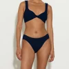 Hunza G Bikini Sets|Bralette-Coverage Juno Bikini - Navy