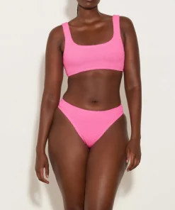 Hunza G Bikini Sets|Bralette-Coverage Xandra Bikini - Bubblegum