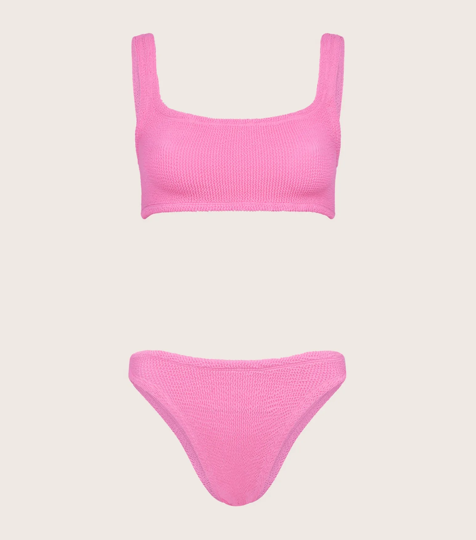 Hunza G Bikini Sets|Bralette-Coverage Xandra Bikini - Bubblegum