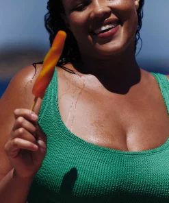 Hunza G Bikini Sets|Bralette-Coverage Xandra Bikini - Emerald