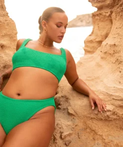Hunza G Bikini Sets|Bralette-Coverage Xandra Bikini - Emerald