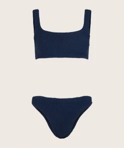 Hunza G Bralette|Bikini Sets-Coverage Xandra Bikini - Navy