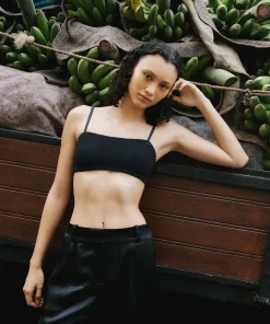 Hunza G Bikini Sets|Bralette-Gigi Bikini - Black