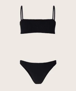 Hunza G Bikini Sets|Bralette-Gigi Bikini - Black