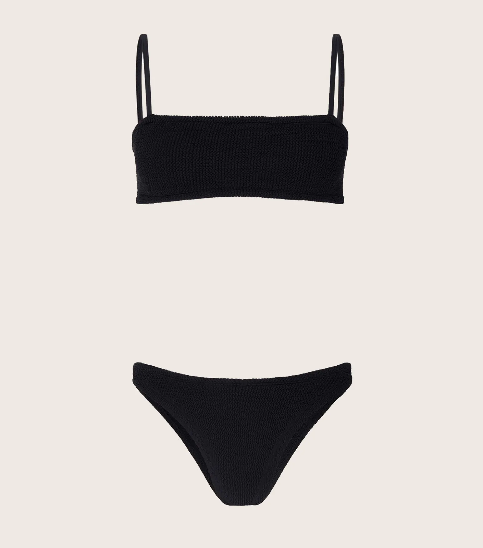 Hunza G Bikini Sets|Bralette-Gigi Bikini - Black