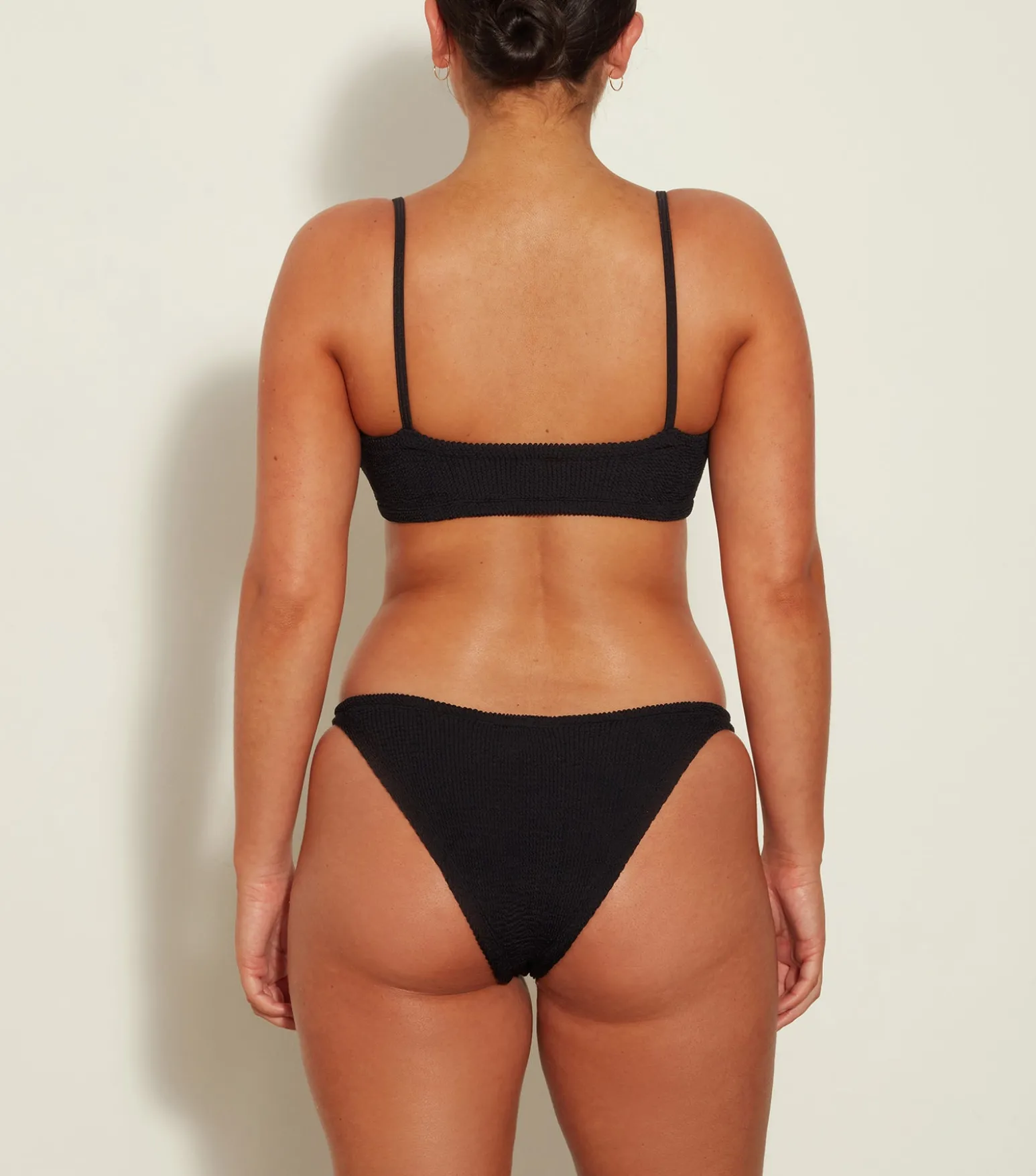 Hunza G Bikini Sets|Bralette-Gigi Bikini - Black
