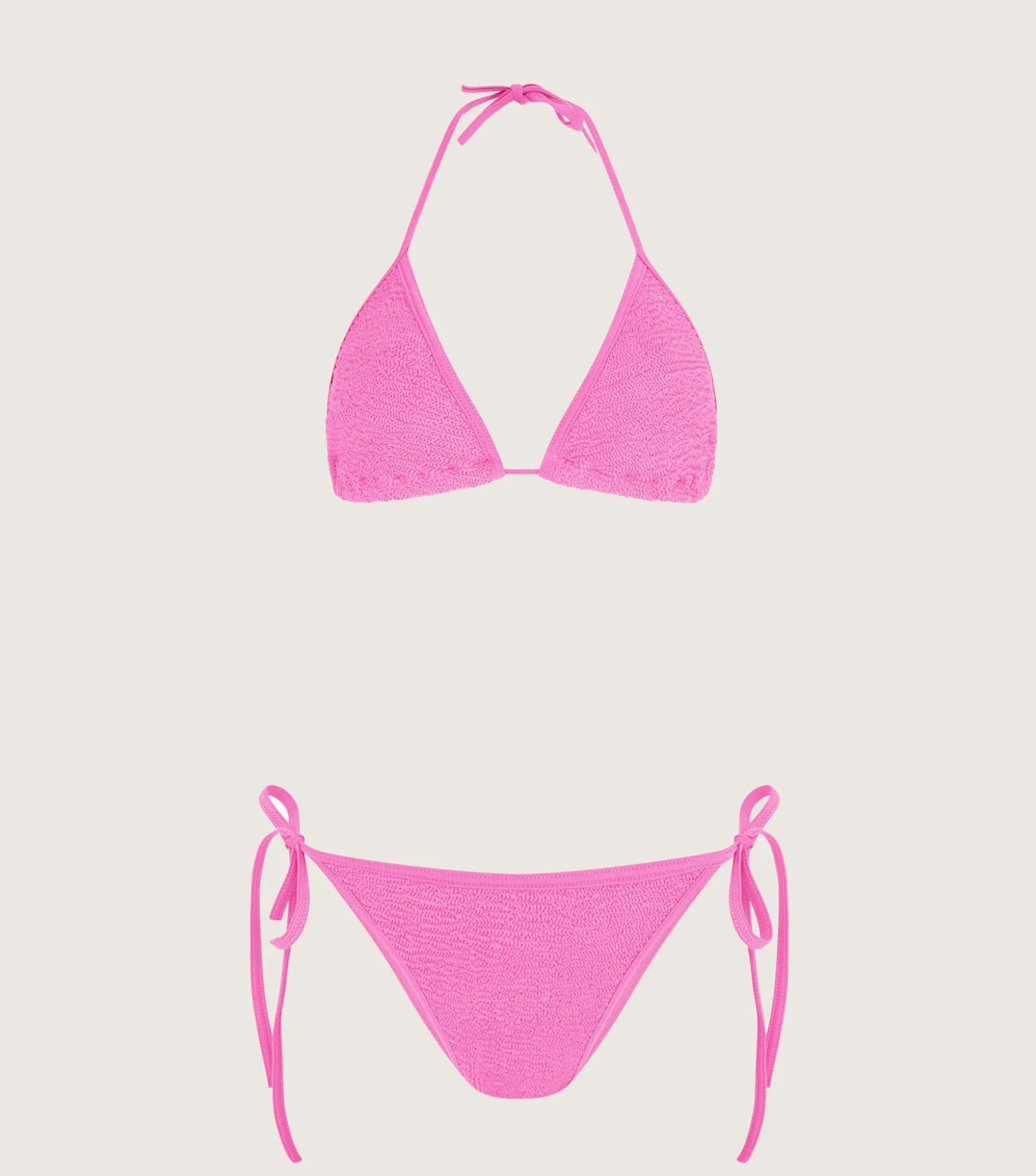 Hunza G Triangle|Bikini Sets-Gina Bikini - Bubblegum