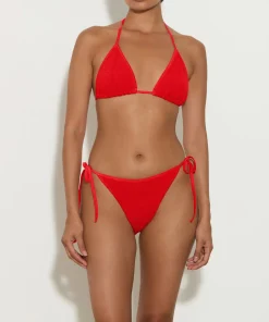Hunza G Triangle|Bikini Sets-Gina Bikini - Red