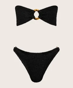 Hunza G Bikini Sets-Gloria Bikini - Black