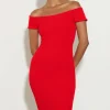 Hunza G Dresses-Grace Dress - Red