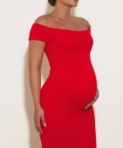 Hunza G Dresses-Grace Dress - Red