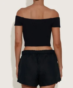 Hunza G Shirts And Tops-Grace Top - Black