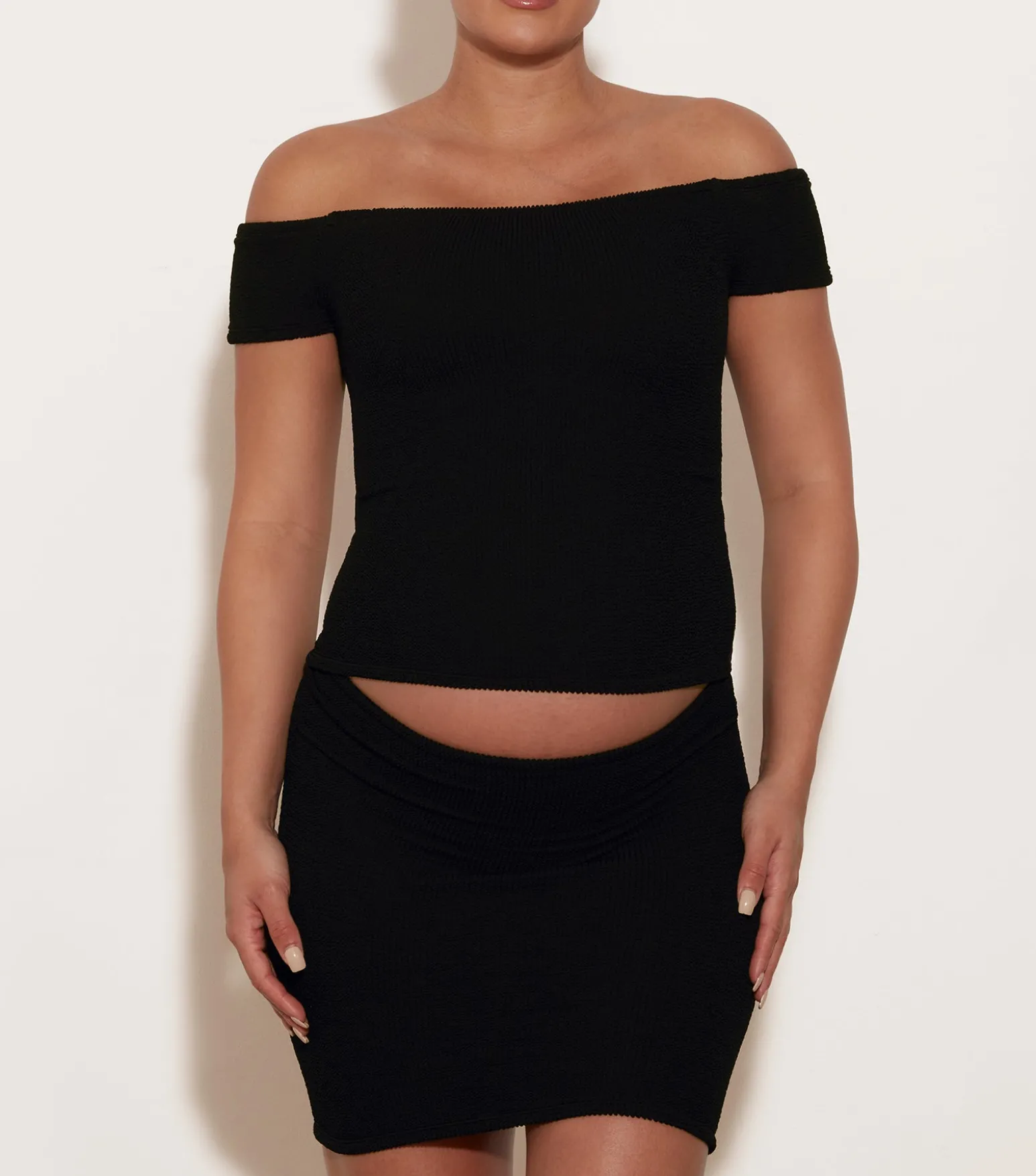 Hunza G Shirts And Tops-Grace Top - Black