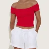 Hunza G Shirts And Tops-Grace Top - Red