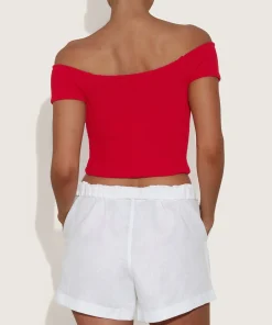 Hunza G Shirts And Tops-Grace Top - Red