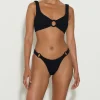 Hunza G Bikini Sets|Bralette-Hallie Bikini - Black