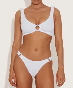 Hunza G Bikini Sets|Bralette-Hallie Bikini - White