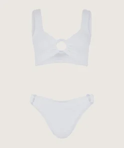 Hunza G Bikini Sets|Bralette-Hallie Bikini - White