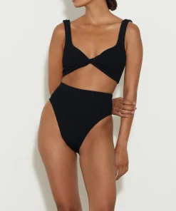 Hunza G Bikini Sets|Bralette-Jamie Bikini - Black