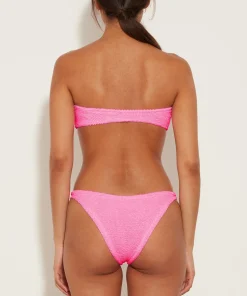 Hunza G Bikini Sets|Bandeau-Jean Bikini - Bubblegum