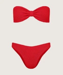 Hunza G Bikini Sets-Jean Bikini - Red