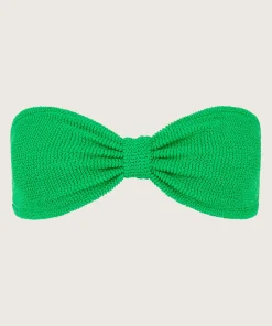 Hunza G Separates|Bandeau-Jean Bikini Top - Emerald