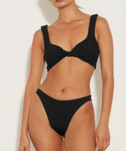 Hunza G Bikini Sets|Bralette-Juno Bikini - Black