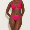 Hunza G Bikini Sets|Bralette-Juno Bikini - Metallic Raspberry