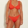 Hunza G Bikini Sets|Bralette-Juno Bikini - Metallic Tangerine