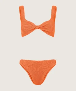 Hunza G Bikini Sets|Bralette-Juno Bikini - Orange