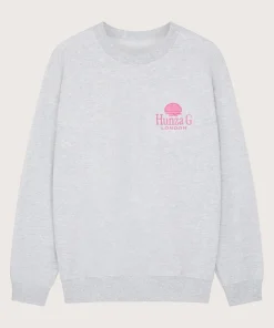 Hunza G Sweats|Shirts And Tops-London Sweatshirt - Grey