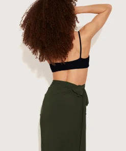 Hunza G Shorts And Skirts|Sarongs-Long Sarong - Khaki