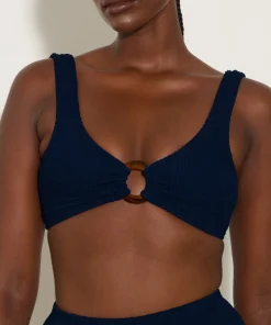 Hunza G Bralette|Bikini Sets-Nadine Bikini - Navy