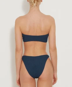 Hunza G Bikini Sets|Bandeau-Nicole Bikini - Space Blue