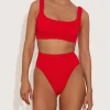 Hunza G Bikini Sets|Bralette-Patricia Bikini - Red