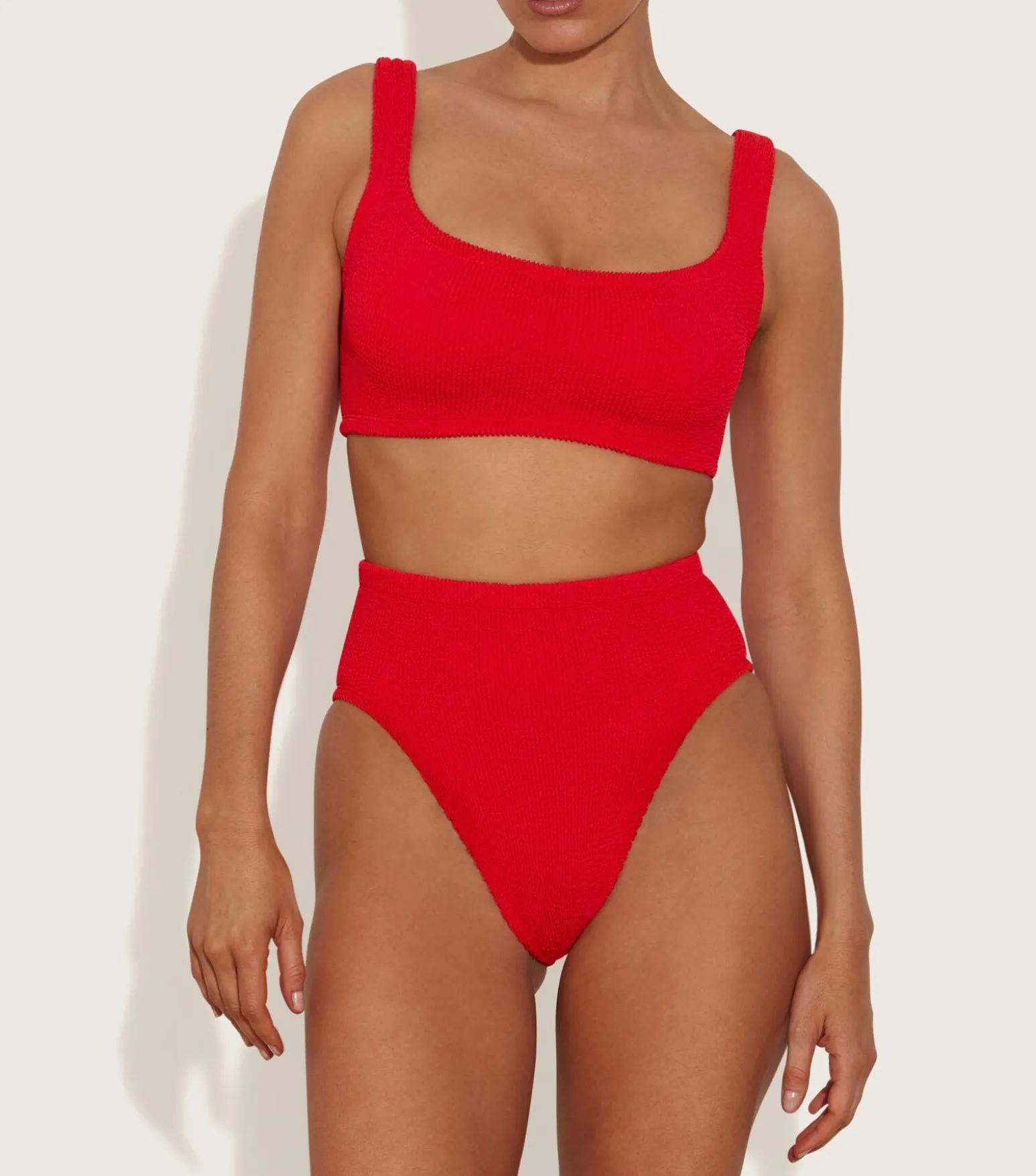 Hunza G Bikini Sets|Bralette-Patricia Bikini - Red
