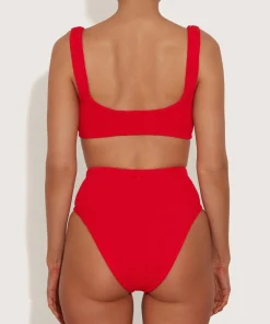 Hunza G Bikini Sets|Bralette-Patricia Bikini - Red