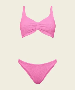 Hunza G Bikini Sets-Post Mastectomy Bikini - Bubblegum