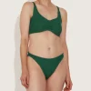 Hunza G Bikini Sets-Post Mastectomy Bikini - Metallic Forest Green